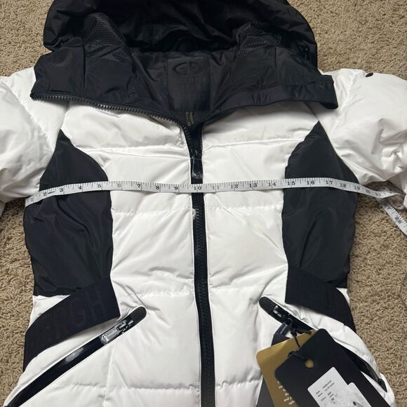 Goldbergh Lou Down Ski Jacket NWT white and black US 8 Waterproof - Picture 6 of 9